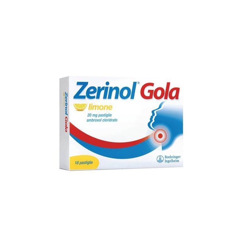 Zentiva Italia Zerinol Gola 20 Mg Pastiglie Ambroxolo Cloridrato