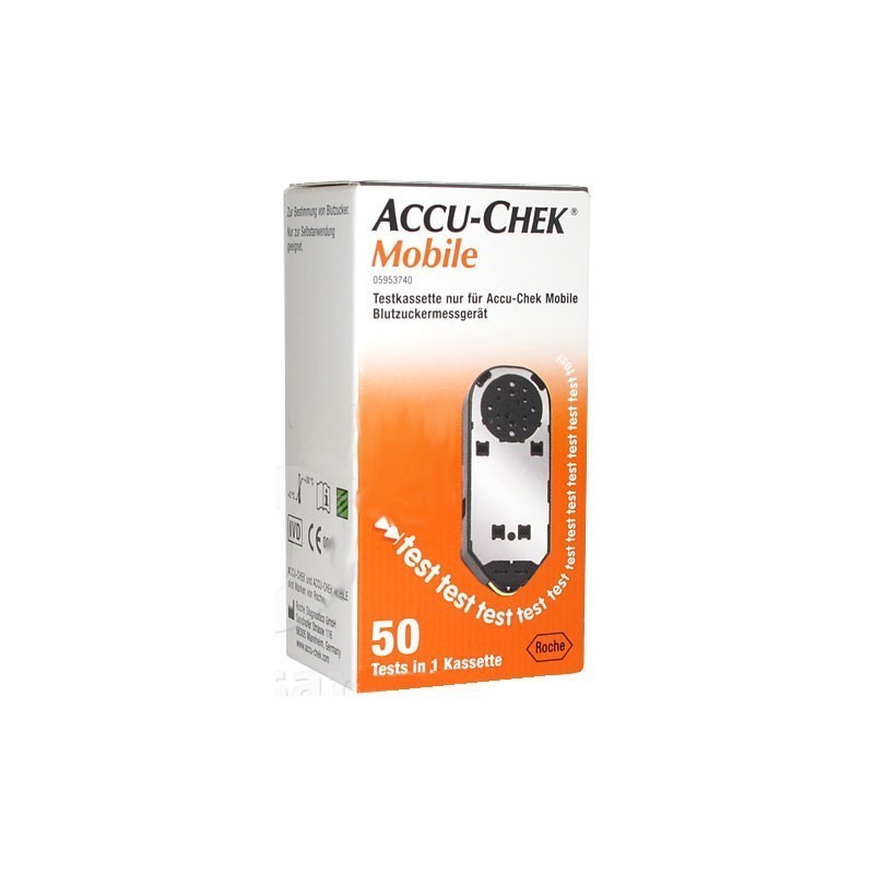 Roche Diabetes Care Italy Strisce Misurazione Glicemia Accu-chek Mobile 50 Test Mic 2