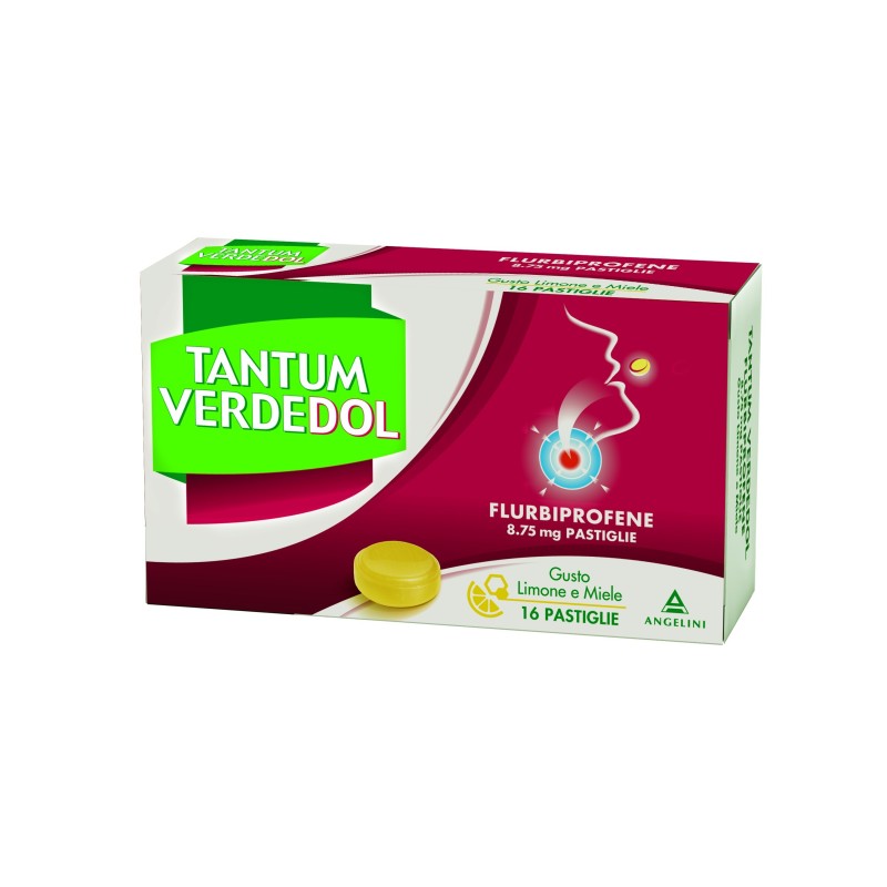 Angelini Pharma Tantum Verdedol 8,75 Mg Pastiglie Gusto Limone E Miele Flurbiprofene