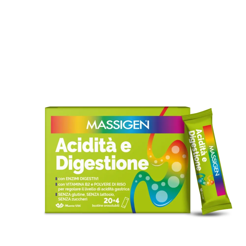 Marco Viti Farmaceutici Massigen Acidita' E Digestione 24 Stickpack
