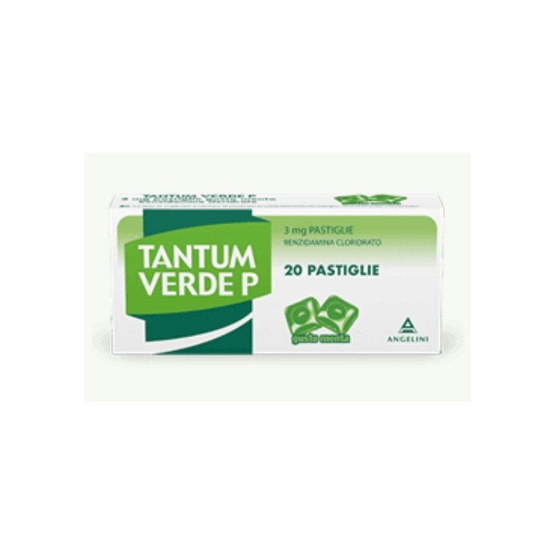 Angelini Tantum Verde Antisettico Pastiglie Gusto Menta Medicinale Equivalente