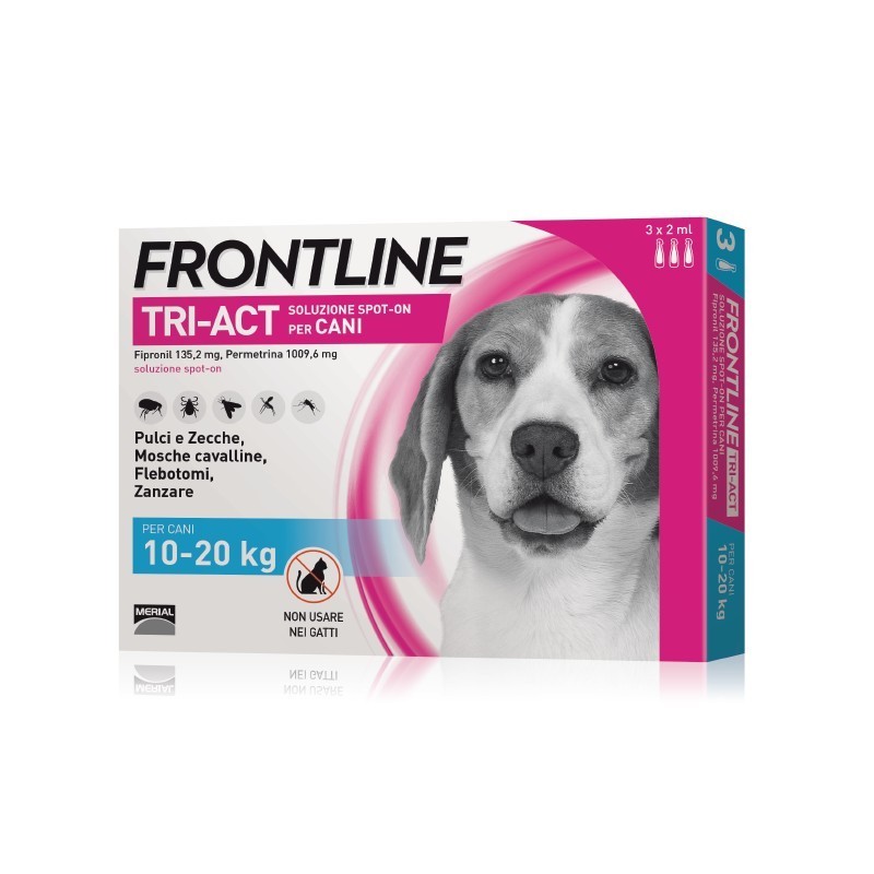Boehringer Ing. Anim. H. It. Frontline Tri-act Soluzione Spot-on Per Cani Di 10-20 Kg