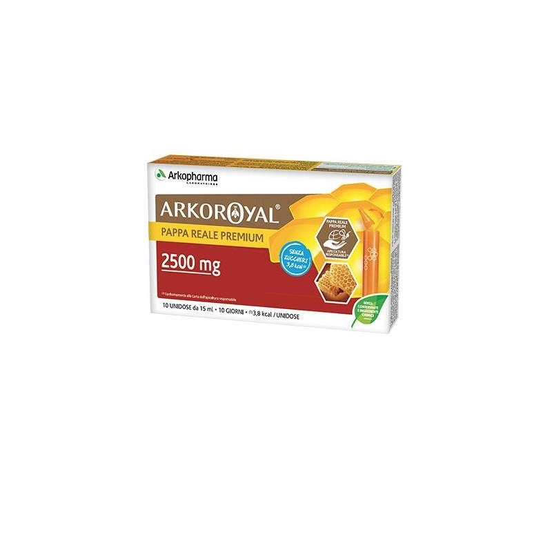 Arkofarm Arkoroyal Pappa Reale 2500 Mg Senza Zucchero 10 Fiale