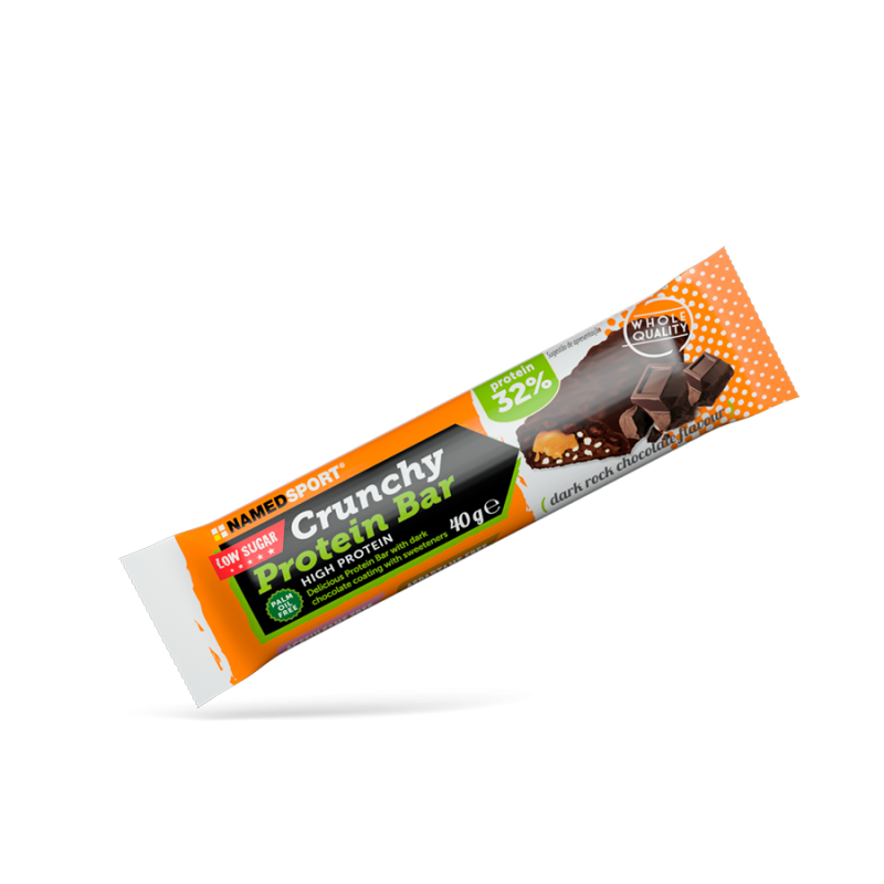 Namedsport Crunchy Proteinbar Dark Rock Chocolate Barretta 40 G