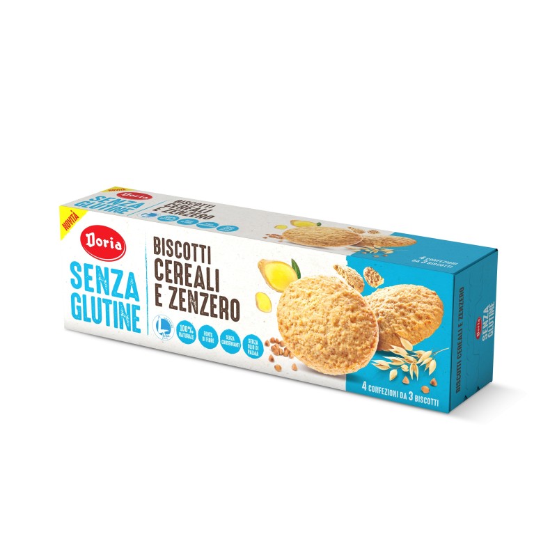 Alpipan Doria Biscotti Cereali-zenzero 4x37,5 G
