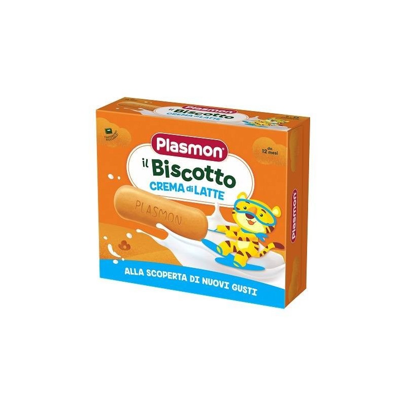 Plasmon Biscotto Crema Latte 8 Pezzi Da 40g