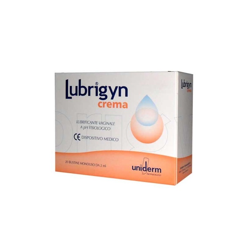 Uniderm Farmaceutici Lubrigyn Crema Vaginale 20 Bustine 2 Ml