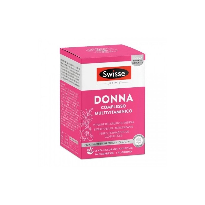 Health And Happiness It. Swisse Multivitaminico Donna 30 Compresse