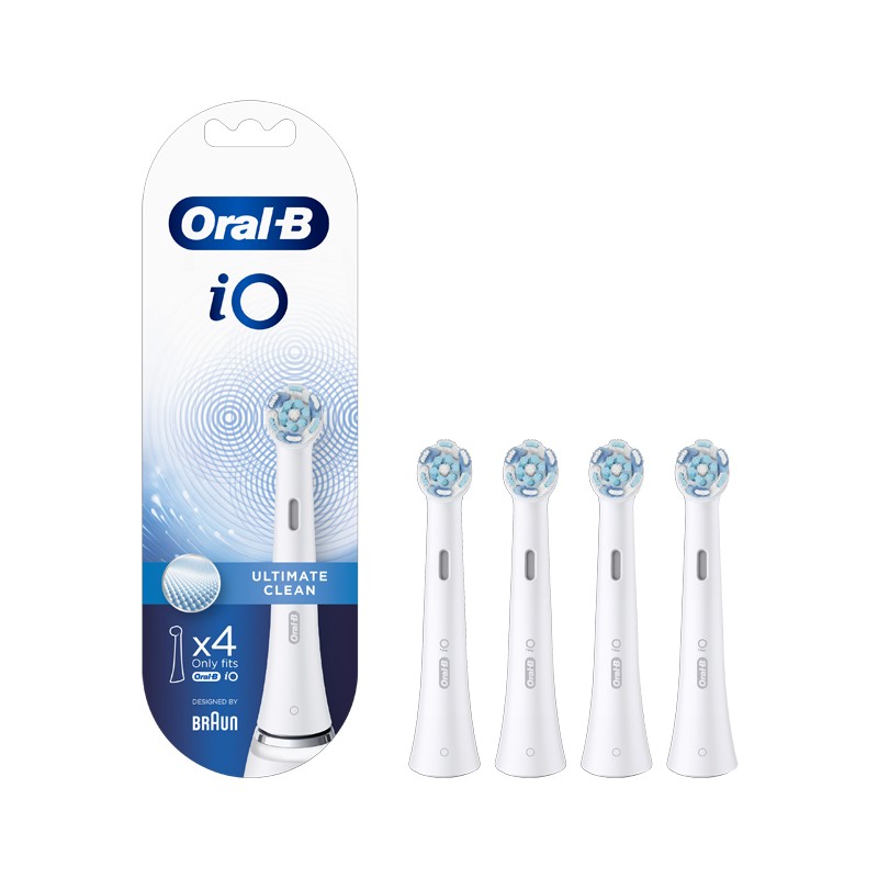 Procter & Gamble Oralb Power Refill Io Ultimate Clean White 4 Pezzi
