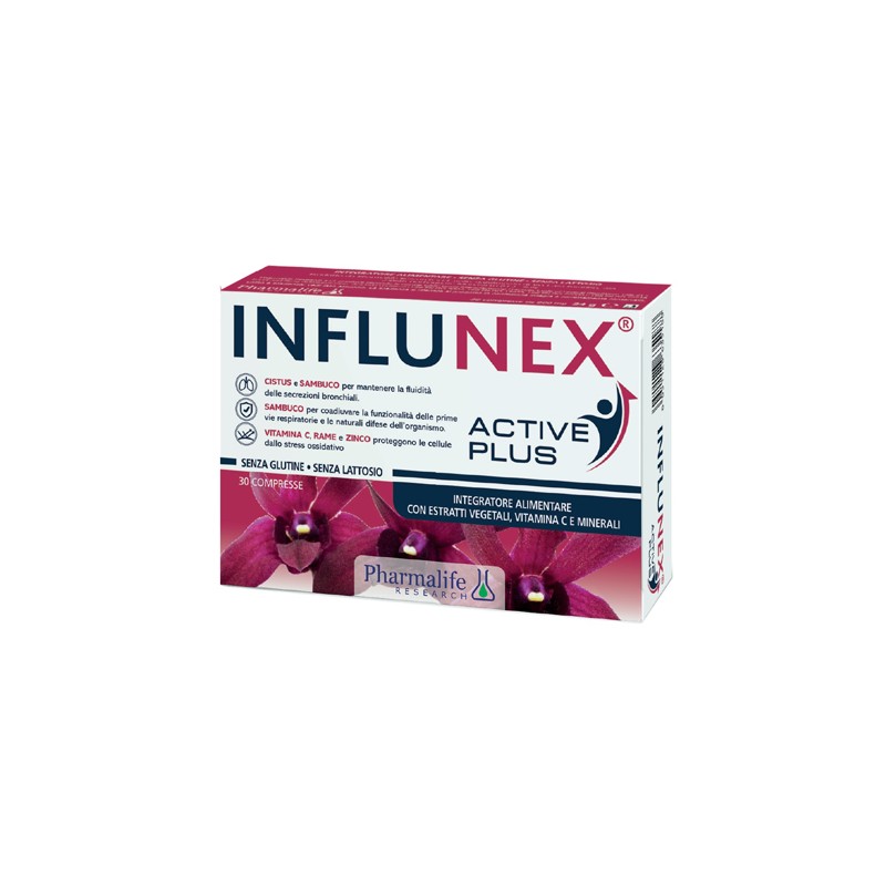 Pharmalife Research Influnex Active Plus 30 Compresse