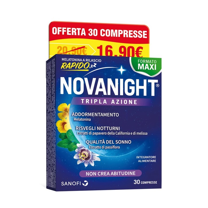 Novanight 30 Compresse Rilascio Radido