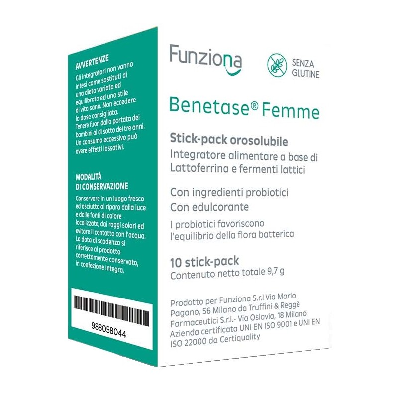 Funziona Benetase Femme 10 Stick Pack