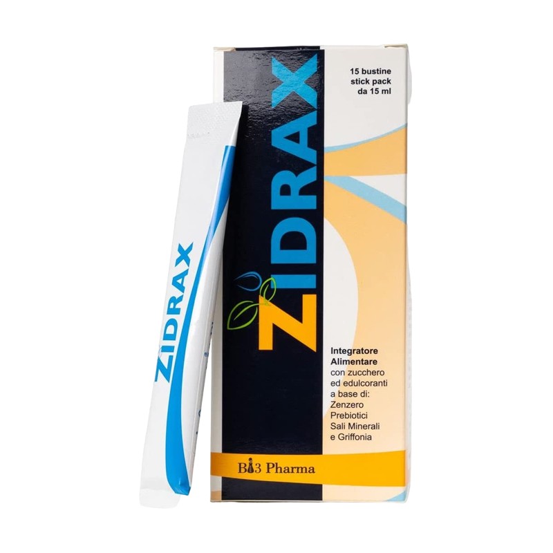Bi3 Pharma Zidrax 15 Bustine Stick Pack