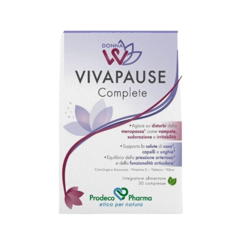 Prodeco Pharma Donnaw Vivapause Complete 30 Compresse