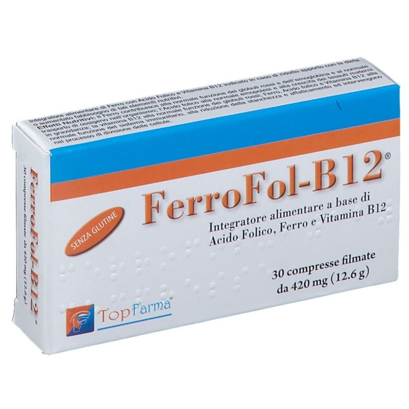 Top Group Ferrofol B12 30 Compresse Rivestite