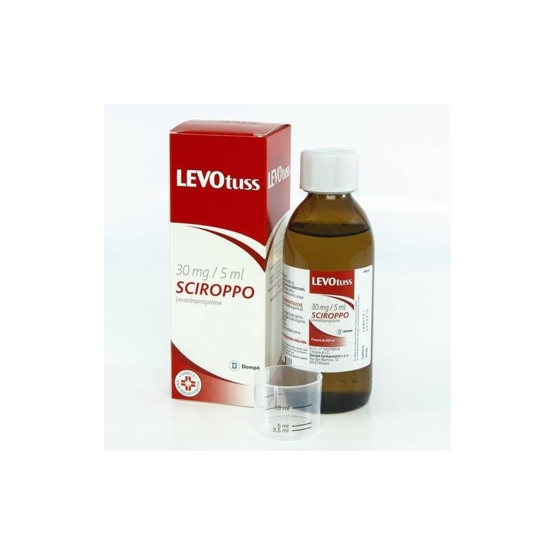 Dompe' Farmaceutici Levotuss 30 Mg/5 Ml Sciroppo Levodropropizina