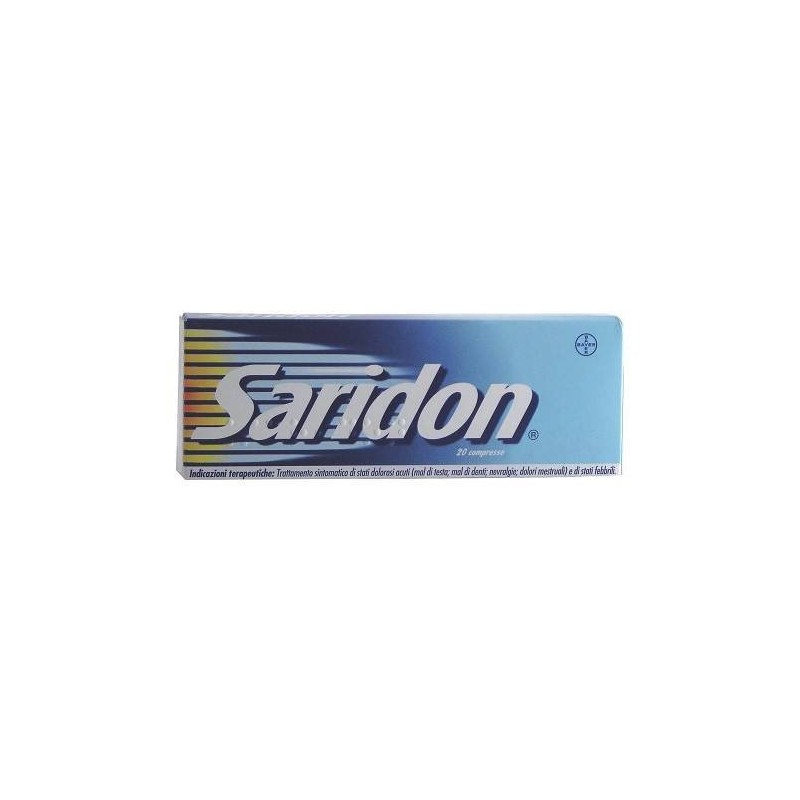 Bayer Saridon Compresse Paracetamolo 250 Mg, Propifenazone 150 Mg E Caffeina 25 Mg