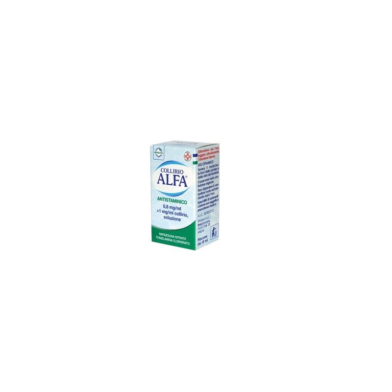 Dompe' Farmaceutici Collirio Alfa Antistaminico 0,8 Mg/ml + 1 Mg/ml Collirio, Soluzione  Nafazolina Nitrato E Tonzilamina Clorid