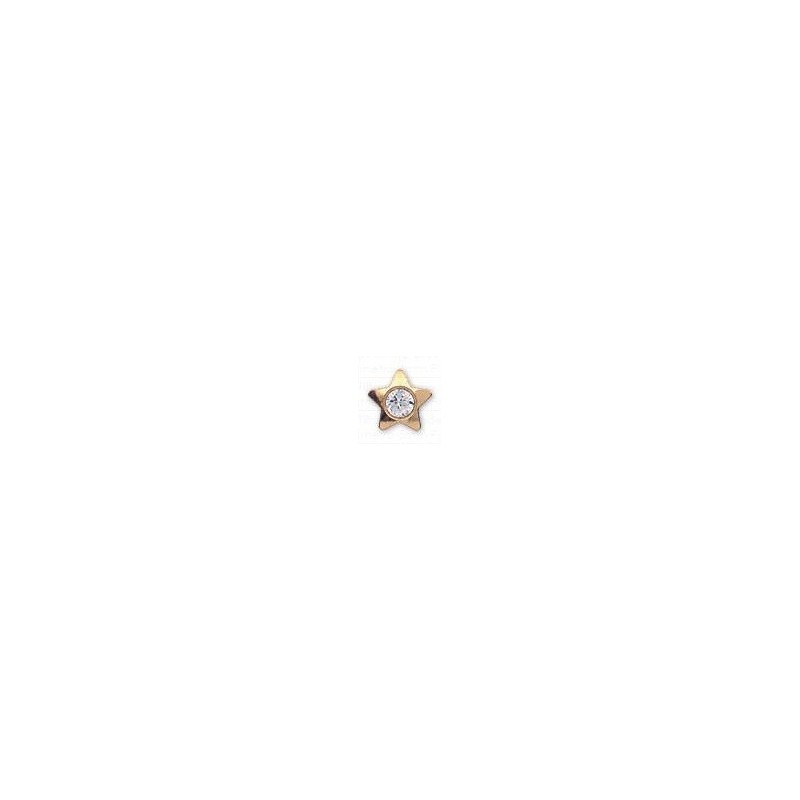 Sanico Inverness Orecchini Stella Crystal Placcati Oro R24c1