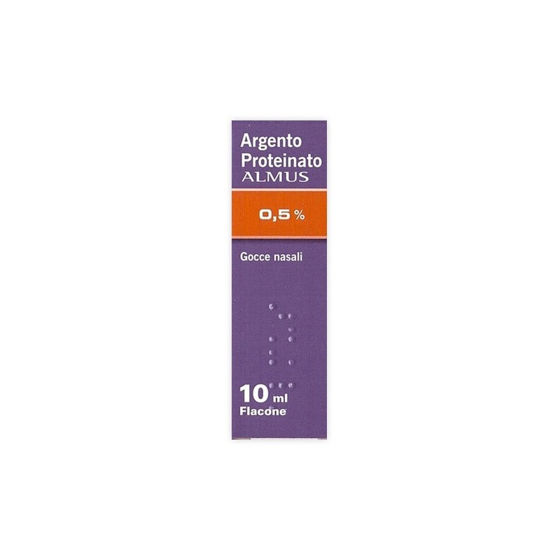 Argento Proteinato Almus Bambini 0,5% Gocce Nasali E Auricolari, Soluzione Argento Proteinato Almus Adulti1% Gocce Nasali E Auri