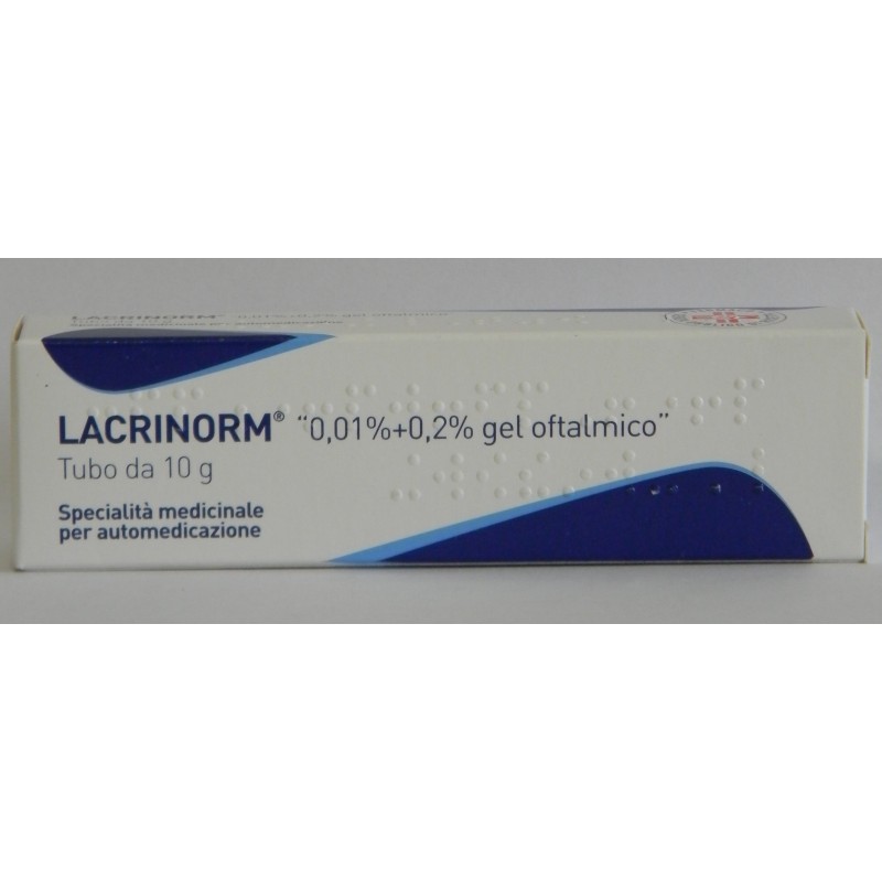 Farmigea Lacrinorm® “0,01%+0,2% Gel Oftalmico” Tubo 10 G