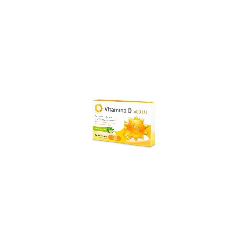 Metagenics Belgium Bvba Vitamina D 400 Ui 84 Compresse Masticabili Gusto Lime