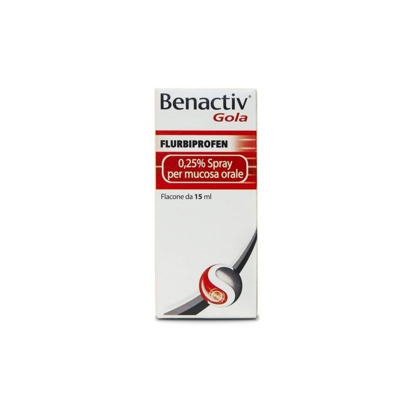 Reckitt Benckiser H. Benactiv Gola 2,5 Mg/ml Collutorio Benactiv Gola 2,5 Mg/ml Spray Per Mucosa Orale Benactiv Gola 8,75 Mg Pas