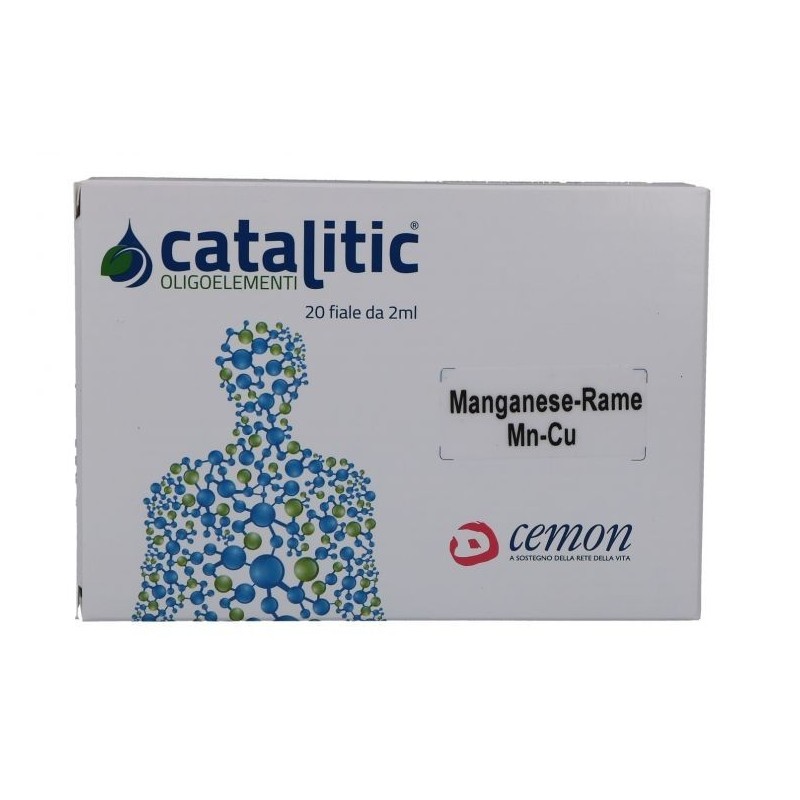 Cemon Catalitic Oligoelementi Manganese Rame Mn-cu 20 Fiale 2 Ml