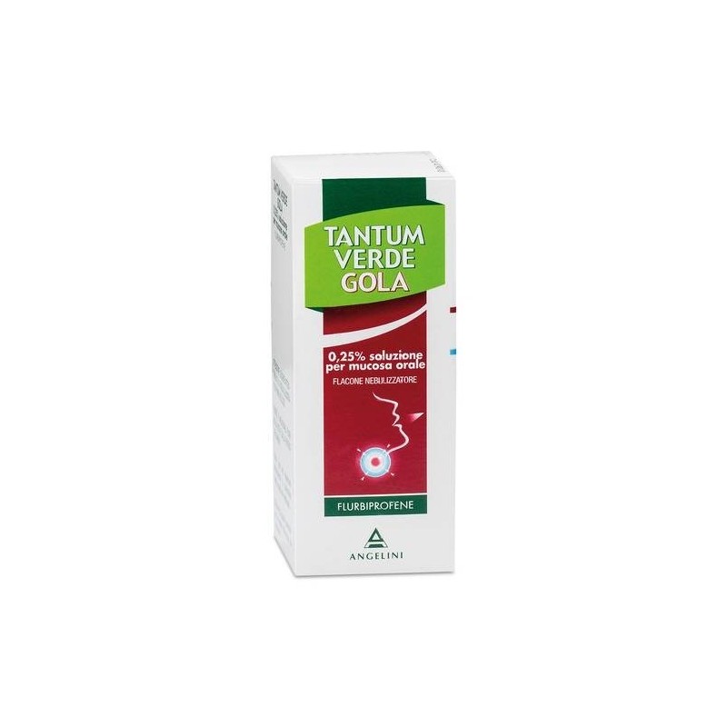 Angelini Tantum Verde Gola 250mg/100ml Spray Per Mucosa Orale, Soluzione Flurbiprofene