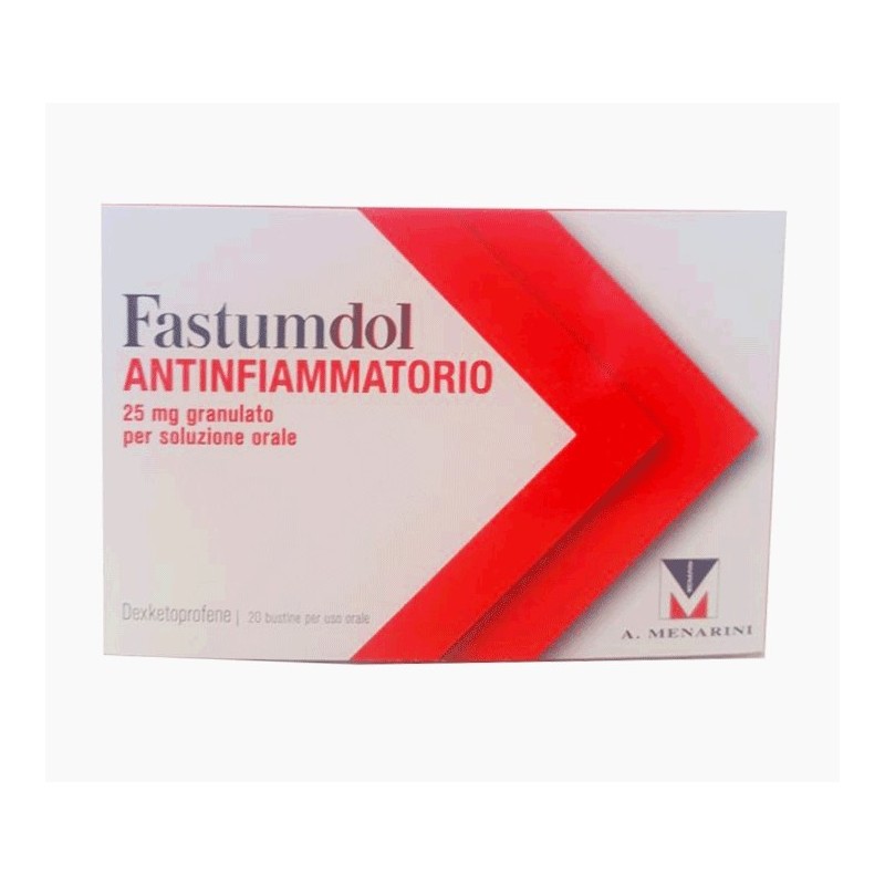 Menarini Internat. O. L. S. A Fastumdol Antinfiammatorio 25 Mg Granulato Per Soluzione Orale Dexketoprofene