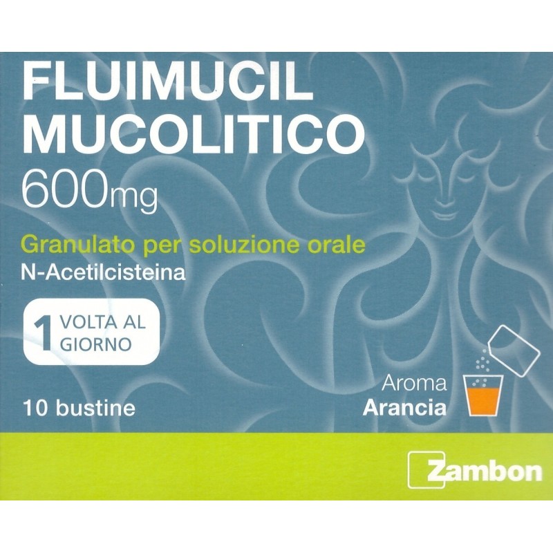 Zambon Italia Fluimucil Mucolitico 600 Mg Granulato Per Soluzione Orale N-acetilcisteina