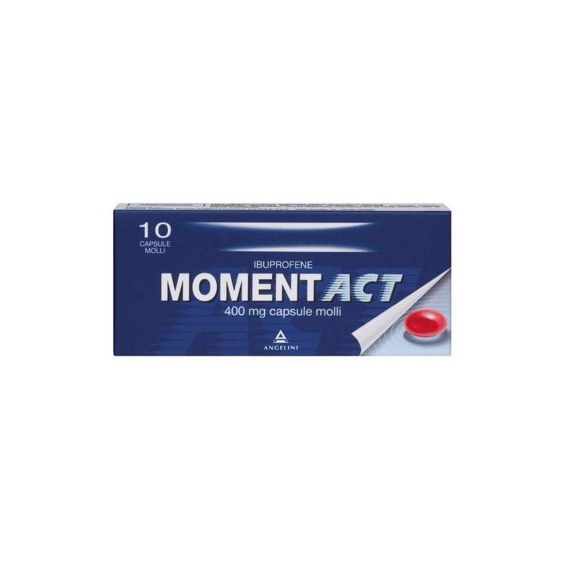 Angelini Pharma Momentact 400 Mg Capsule Molli Ibuprofene